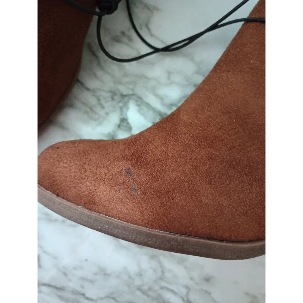 Arizona Jean Company Galen Chestnut Color Ankle Boots Booties Size 6.5M